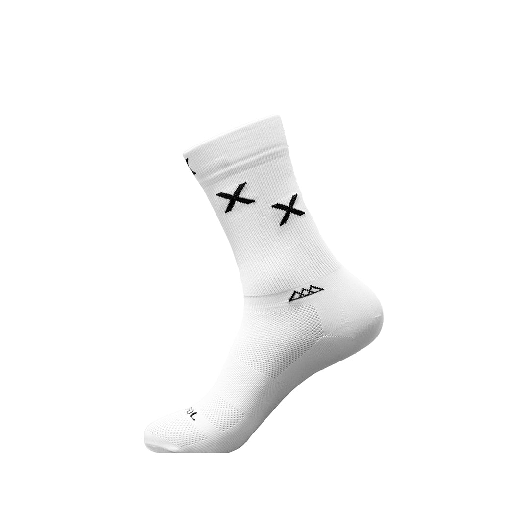 Socks 2Ex Blanco Negro